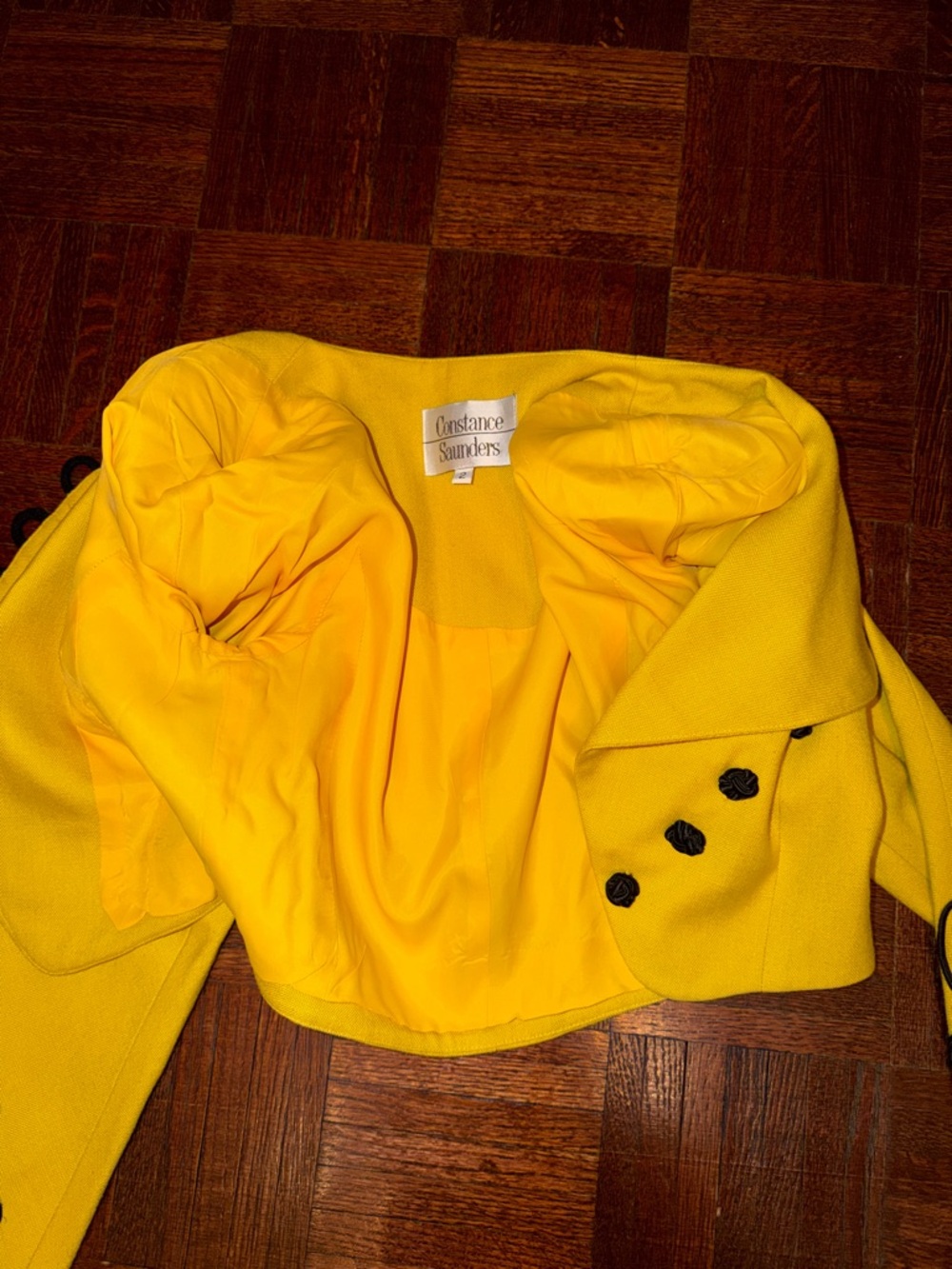 Constance Saunders Cropped Blazer Sz. 2 - Picture 8 of 9